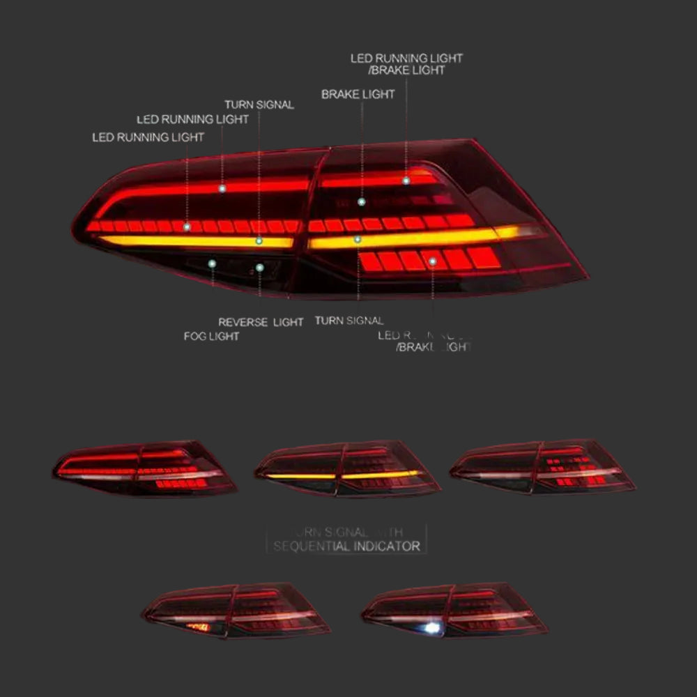 Phares arrières Golf 7 (2013-2020)