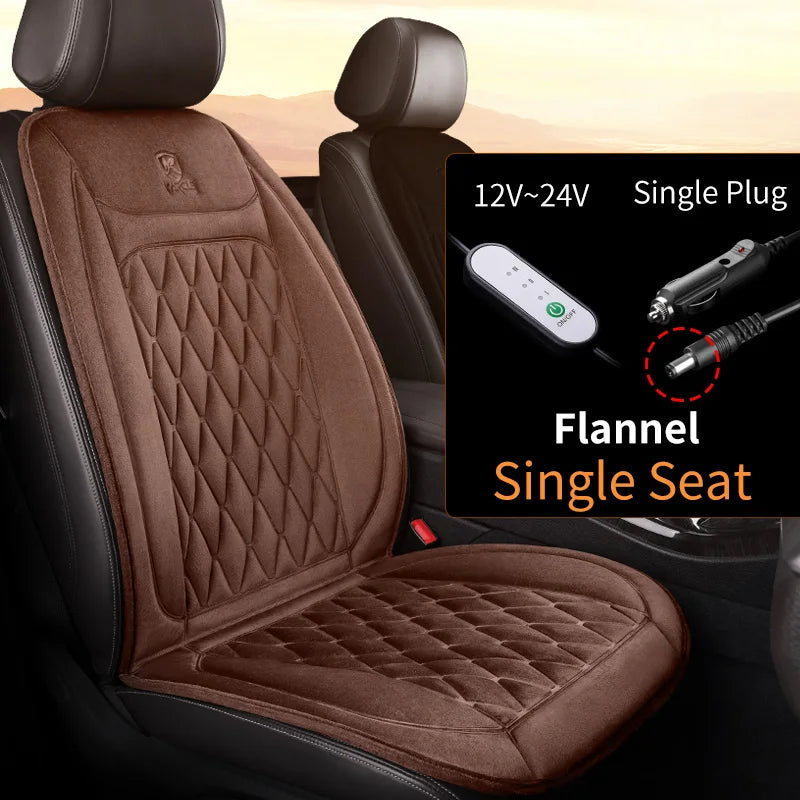 Funda de asiento calefactable de 12-24 V: calentamiento ultrarrápido en 30 segundos