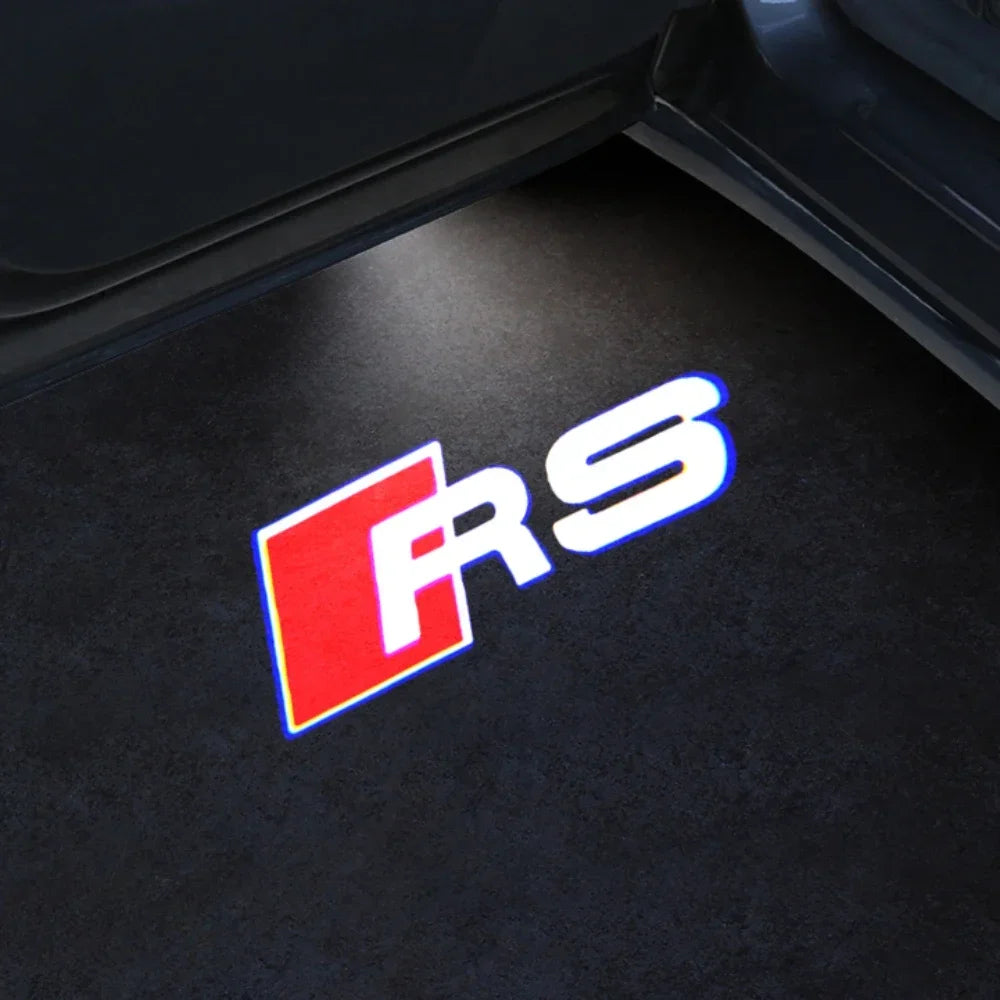 Luz de bienvenida Audi 