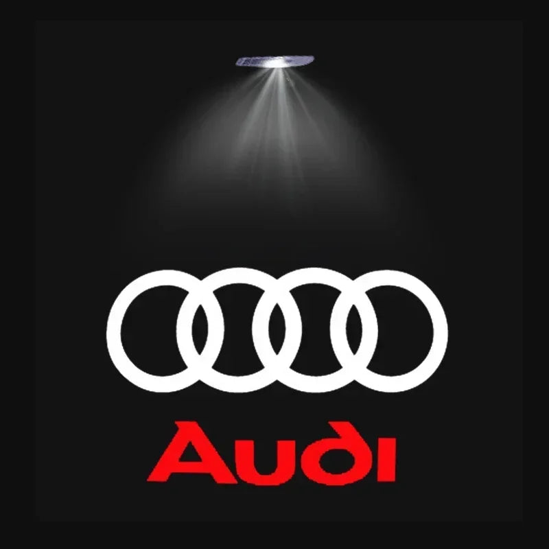 Luz de bienvenida Audi 