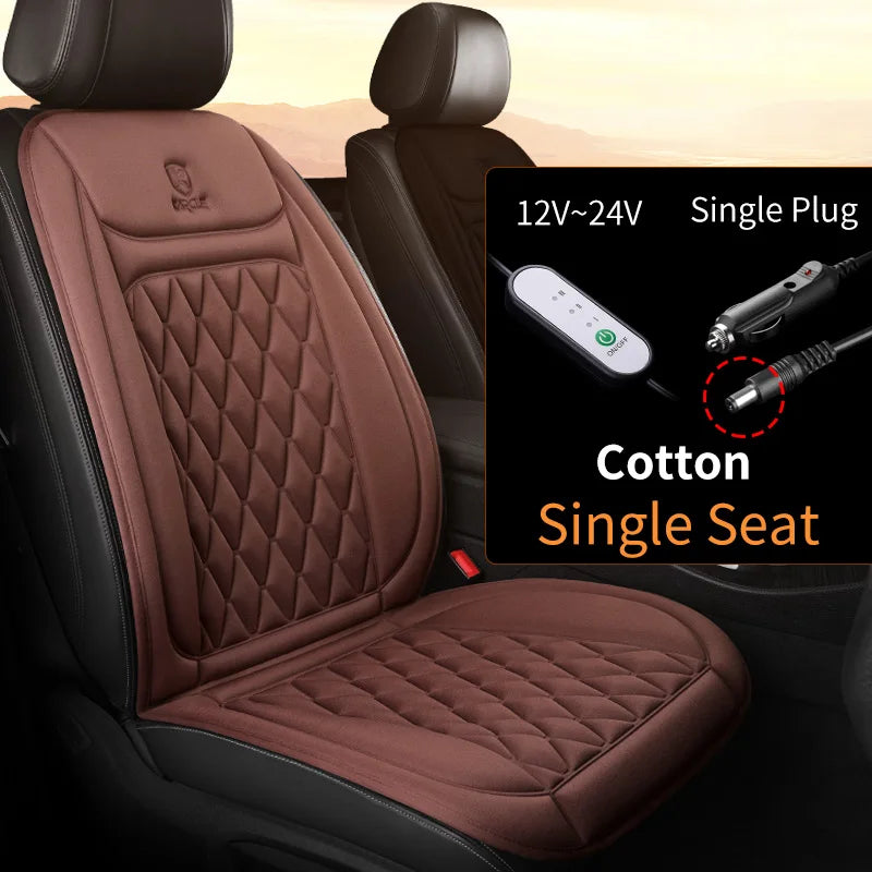 Funda de asiento calefactable de 12-24 V: calentamiento ultrarrápido en 30 segundos