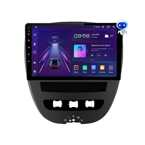 CarPlay Peugeot 107 ( Compatible: Toyota Aygo/ Citroen C1) 2005 - 2014