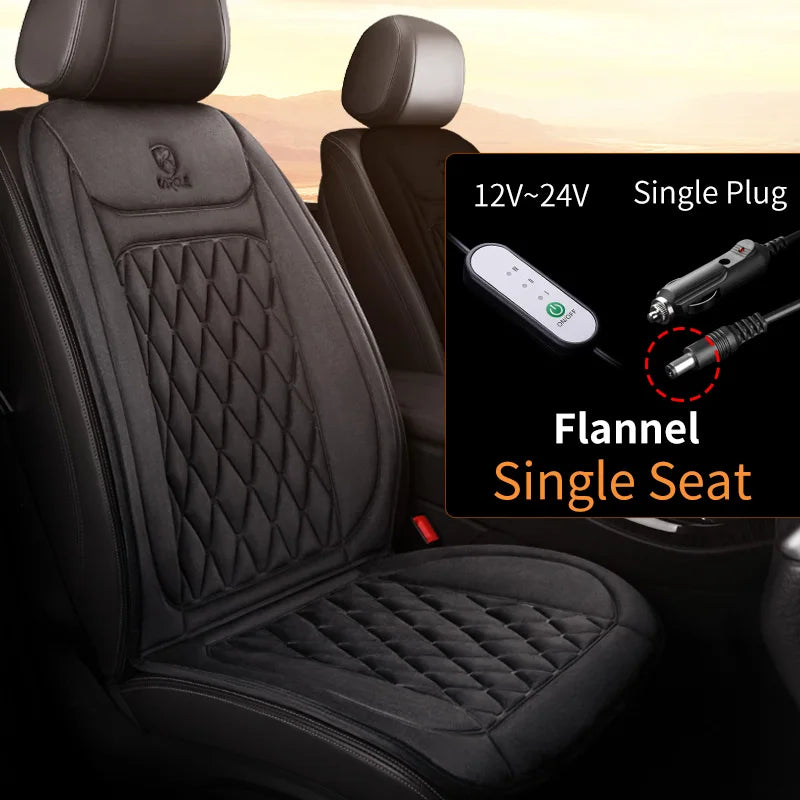 Funda de asiento calefactable de 12-24 V: calentamiento ultrarrápido en 30 segundos