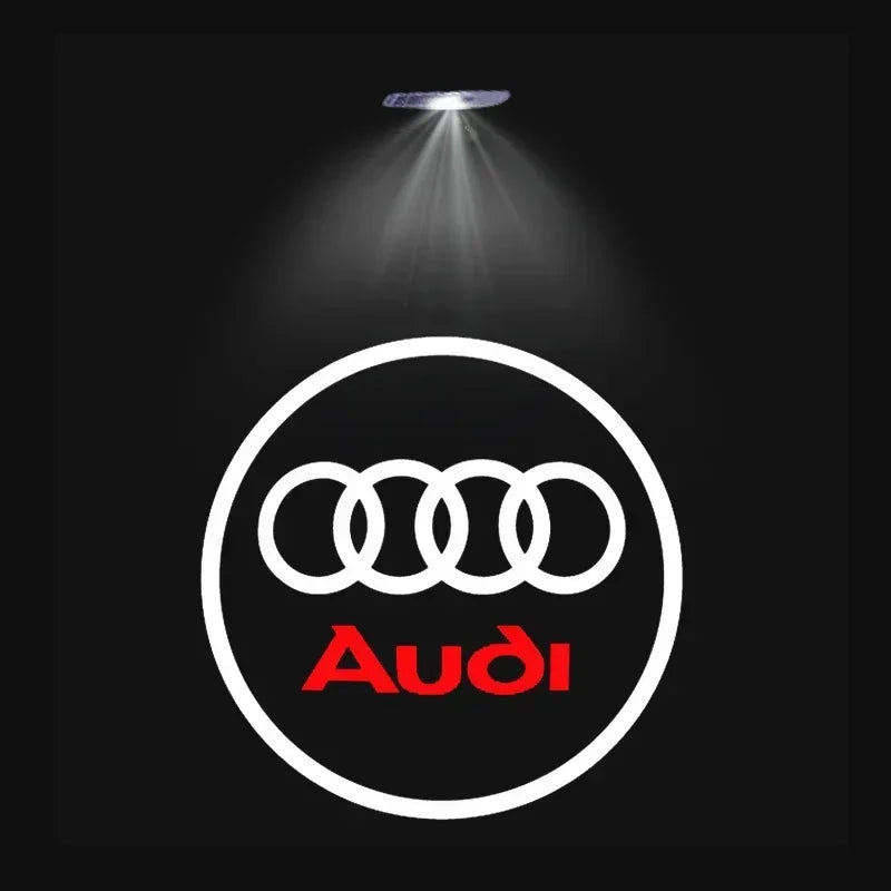 Luz de bienvenida Audi 