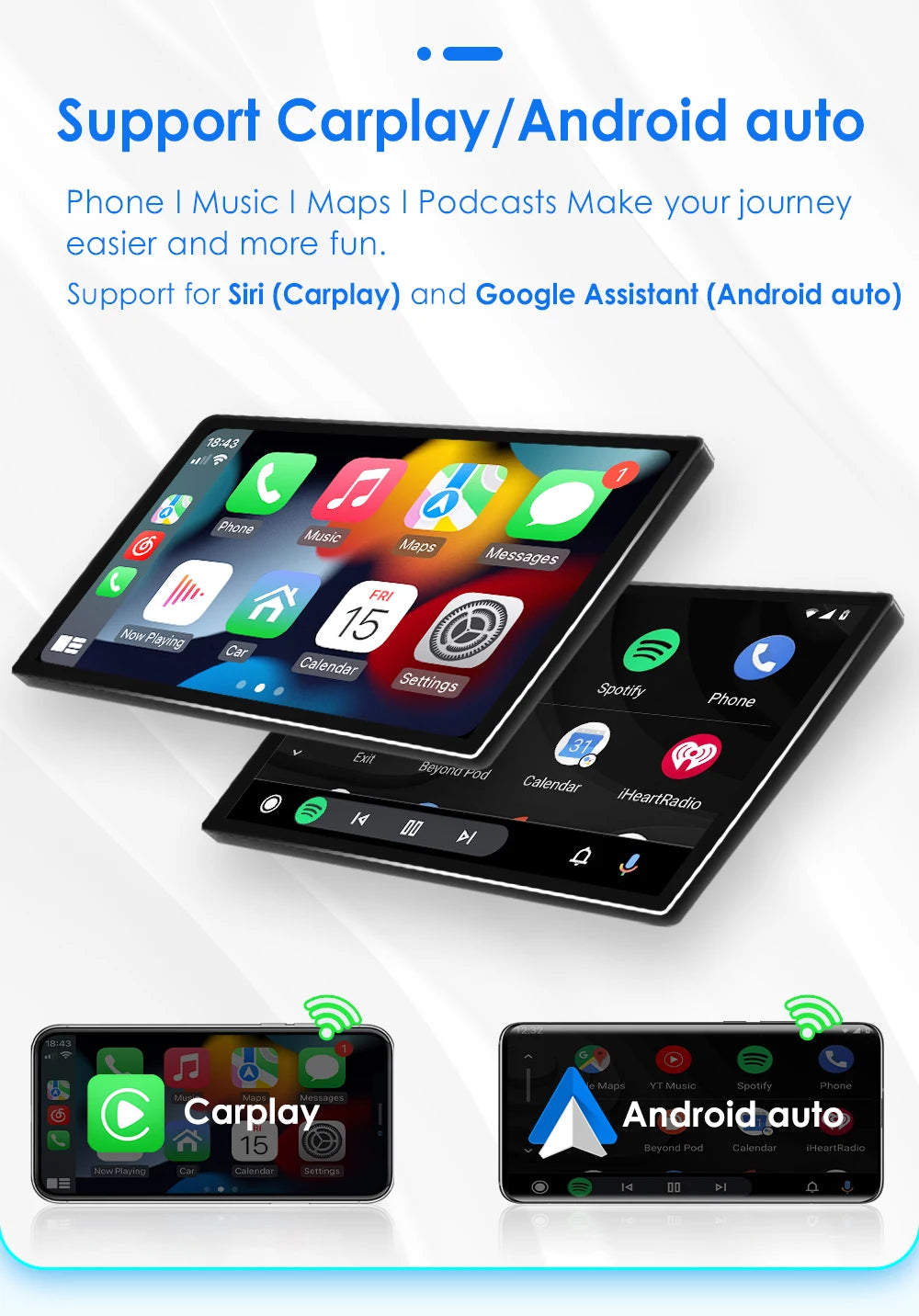 Carplay Peugeot 206 2000-2008 