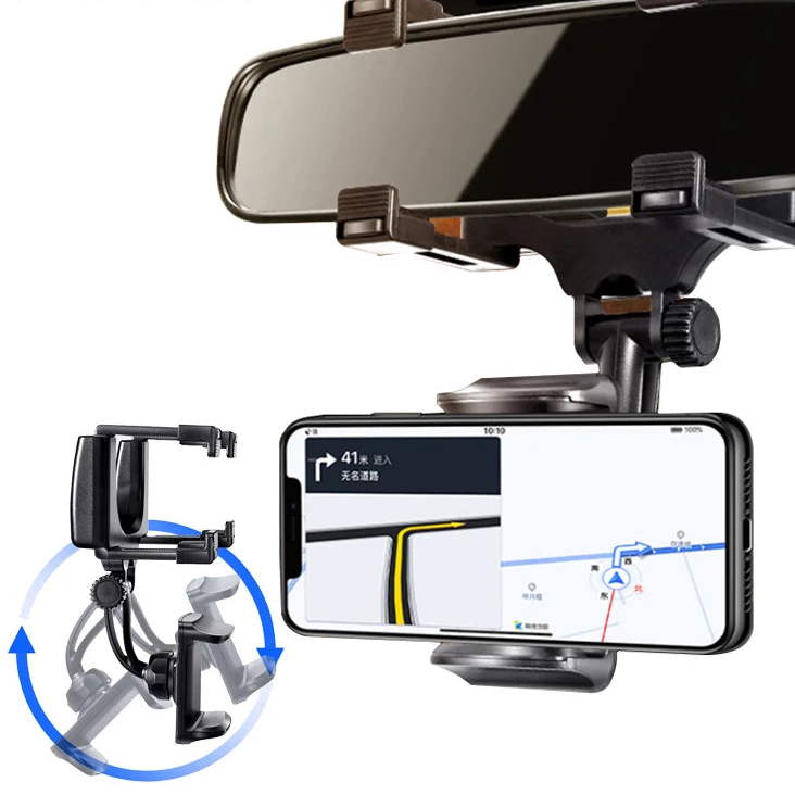 Suporte para smartphone para espelho retrovisor 