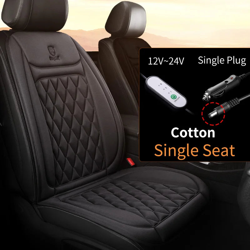 Funda de asiento calefactable de 12-24 V: calentamiento ultrarrápido en 30 segundos