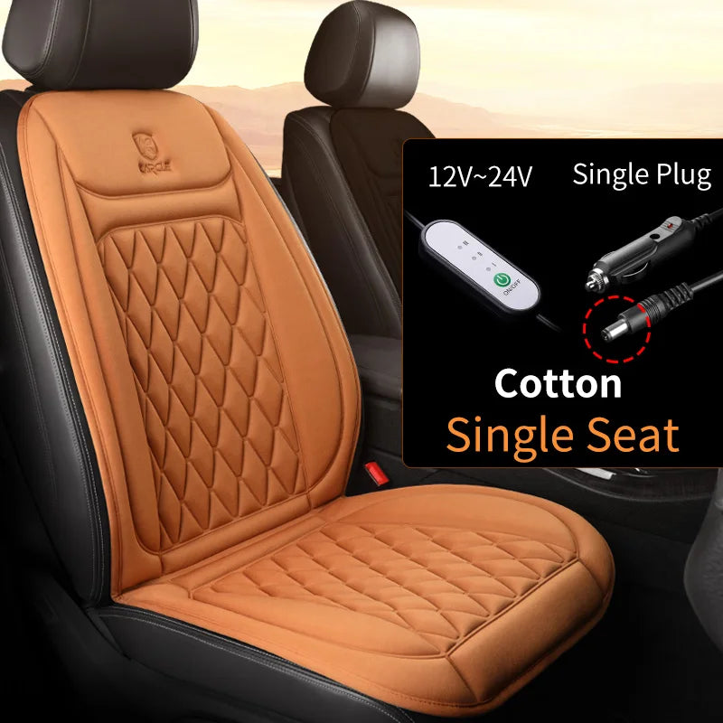 Funda de asiento calefactable de 12-24 V: calentamiento ultrarrápido en 30 segundos