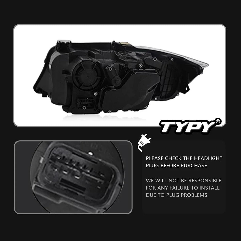 Faros delanteros LED del BMW Serie 3 E90 