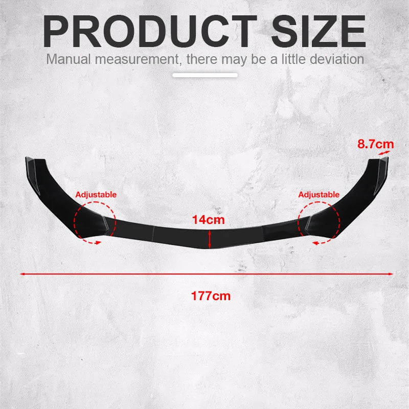 Lèvres pare choc avant universelles