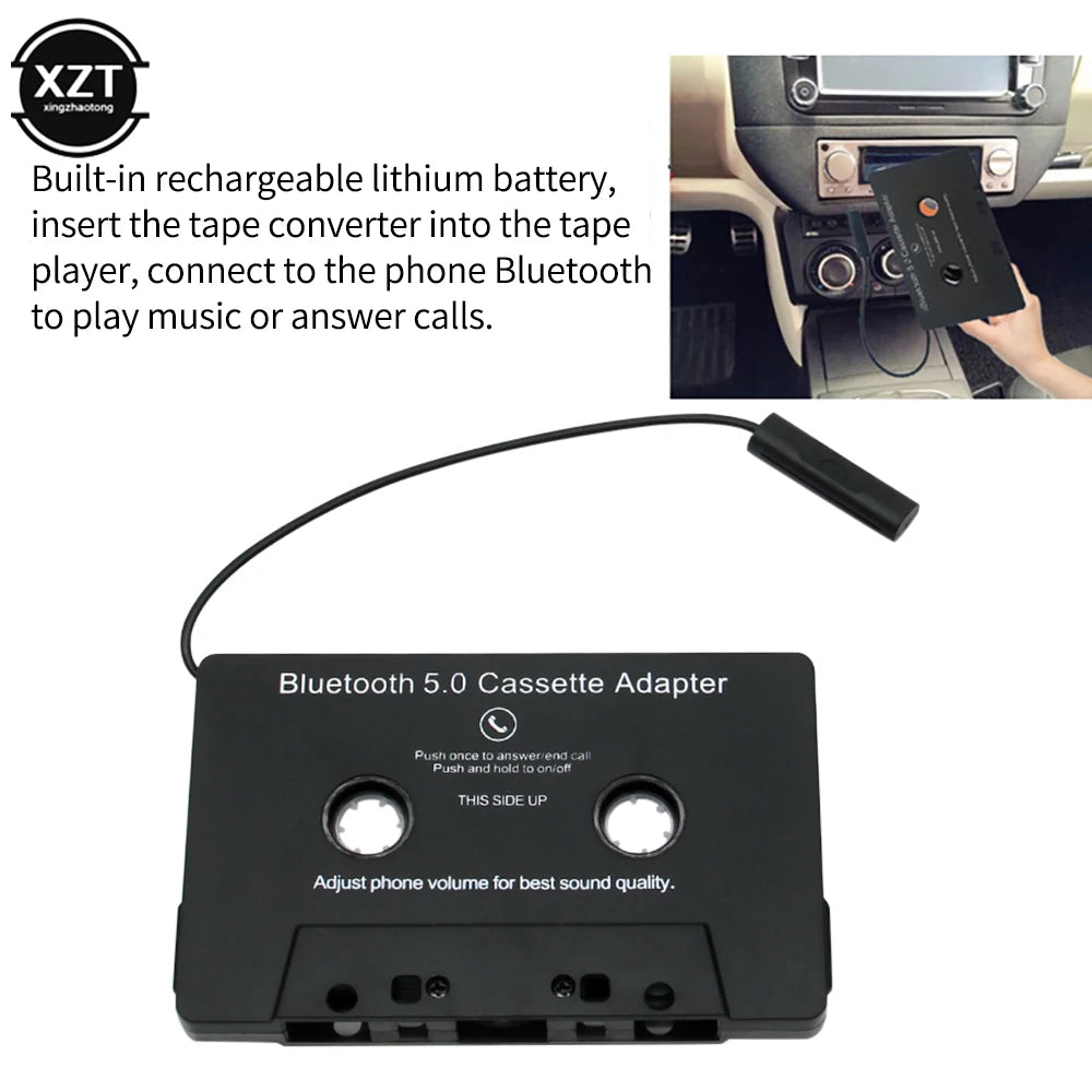 Adaptateur cassette audio Bluetooth 5.0 universel