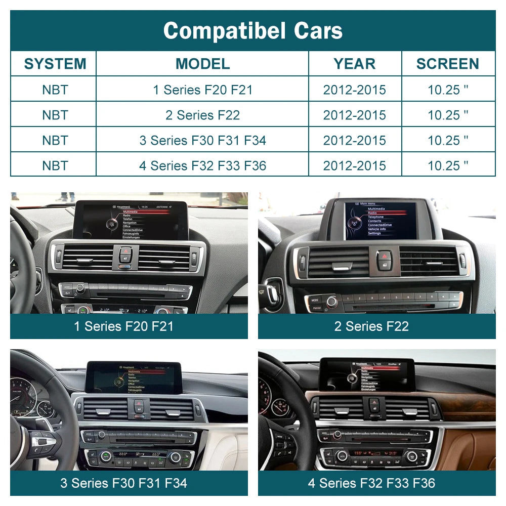 CarPlay BMW Serie 1/2/3/4 (F20-F21-F22-F30-F31-F32-F33)