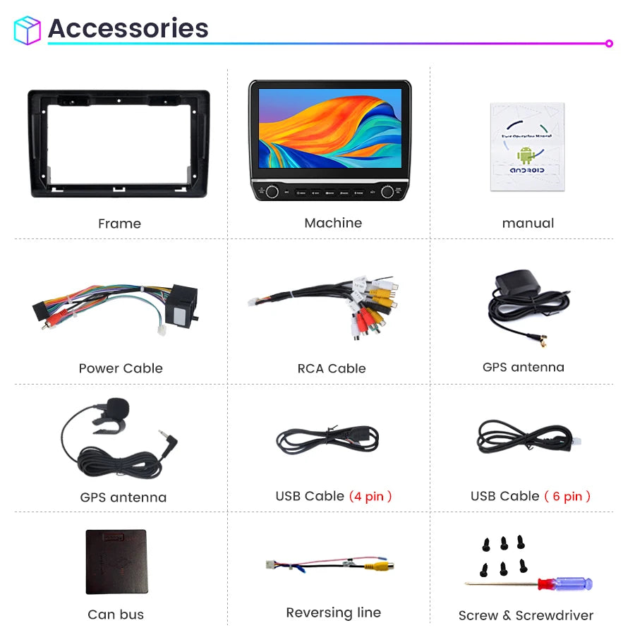 CarPlay Peugeot Boxer (Compatible: Citroën Jumper 2/Fiat Ducato) 2006-2013 