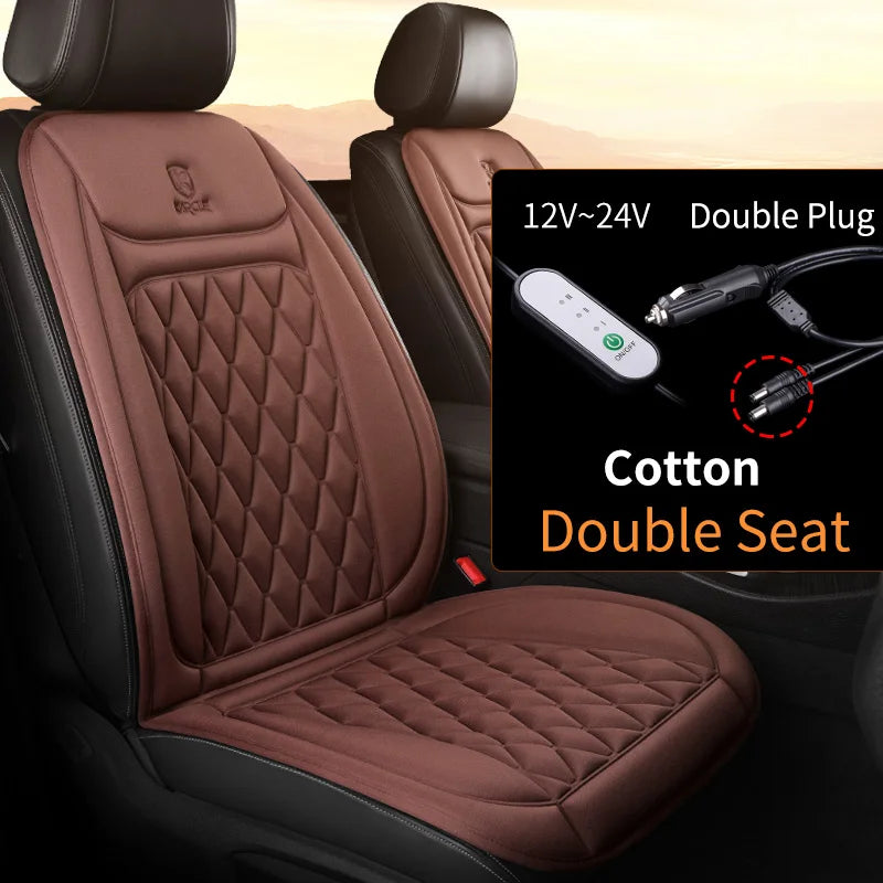 Funda de asiento calefactable de 12-24 V: calentamiento ultrarrápido en 30 segundos