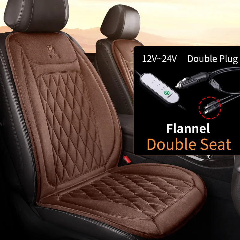 Funda de asiento calefactable de 12-24 V: calentamiento ultrarrápido en 30 segundos
