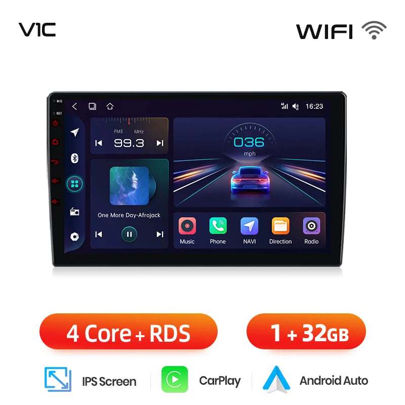 CarPlay para Peugeot 107 (Compatível com: Toyota Aygo/ Citroen C1) 2005 - 2014 