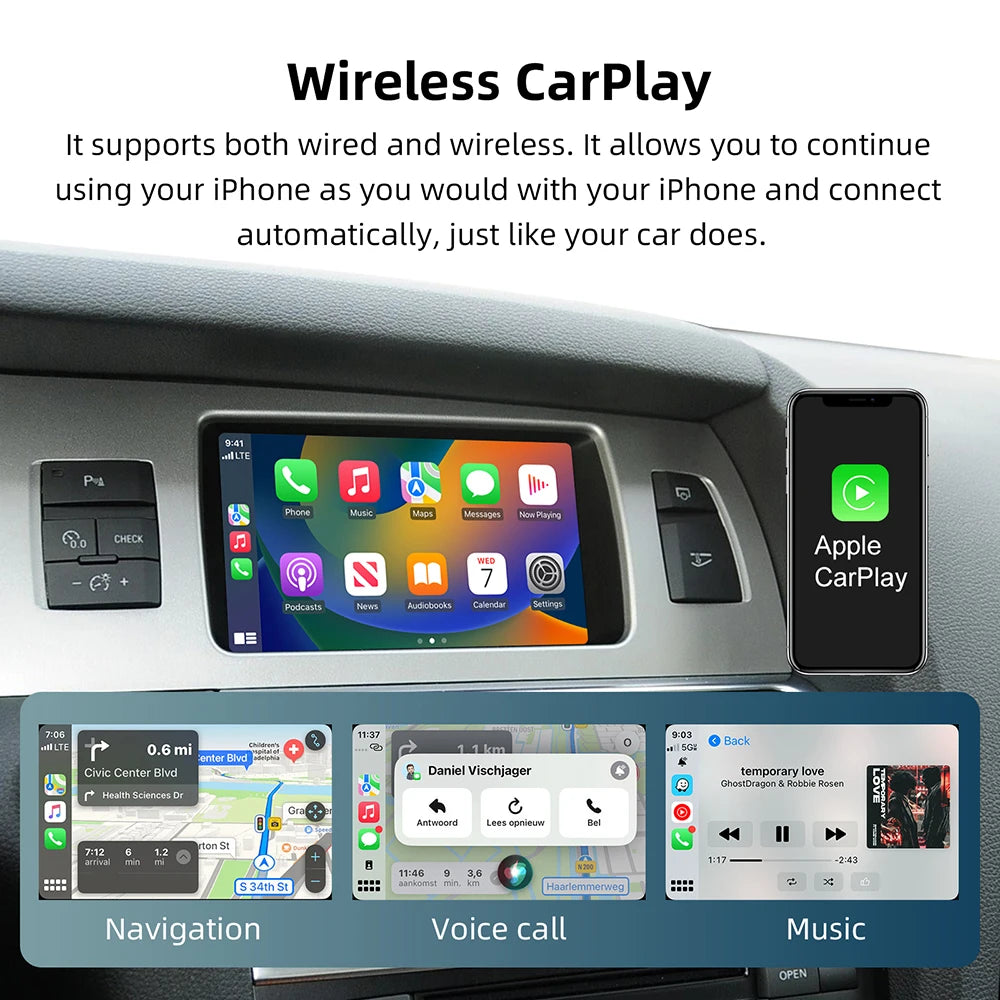 Carplay Audi A6/ Audi Q7 (2009-2015)