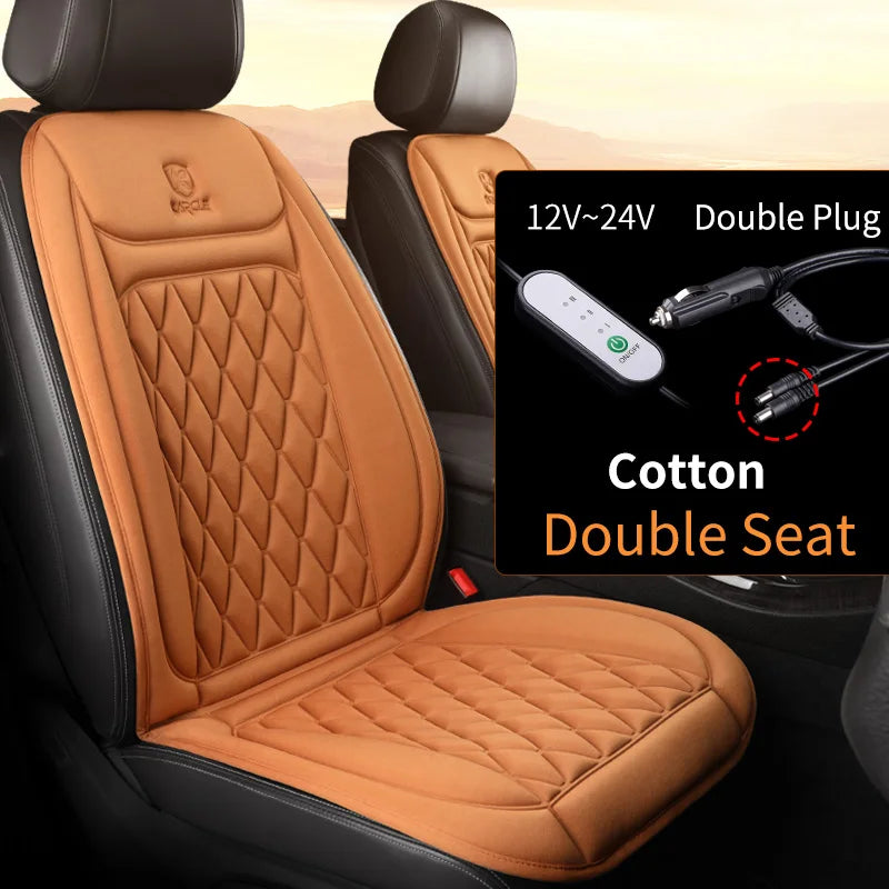 Funda de asiento calefactable de 12-24 V: calentamiento ultrarrápido en 30 segundos